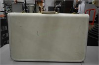 Large White Taperlite Suitcase