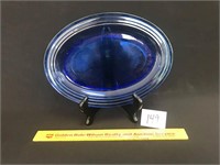 Vintage Cobalt Blue Platter