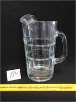Large Glass Pitcher w/ Ice Lip -Anchor Hocking