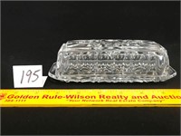 Vintage Glass or Crystal Butter Dish