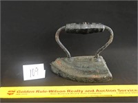 No. 6 Vintage Cast Iron Sad Iron