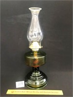 Vintage Green Oil Lamp