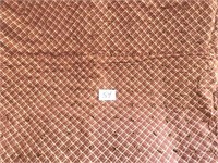 Very Heavy Vintage Tack Quilt Approx. 70 X 80"