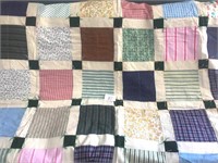 Vintage Tack Quilt Approx. 52 X 86"