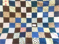 Vintage Tack Quilt Approx. 62 X 81"