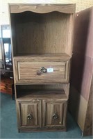 Bookcase w/Secretary Pull Out Pressed Wood - 71