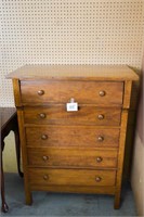 Antique Oak Dresser 44" T X 33" W X 19" D