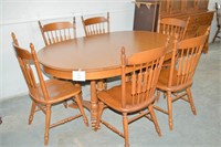 Dinette Table w/8 Matching Chairs Made by Tell