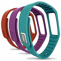 Striiv Fusion Wristband, Orange/Light Blue/Purple