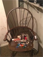 Windsor Style Chair and Miscellaneous