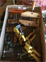 c clamps, pipe cutters