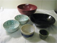 Pottery Bowl Lot
