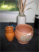 3 Vases and a Planter
