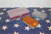 Group of Small Plastic Hardware organizers