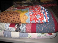 4 Vintage Quilt Lot