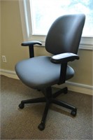 Charcoal Upholstered Task Chair