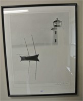 Decorative Lighthouse Framed Print