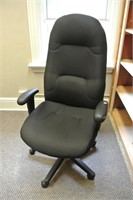 Upholstered Adjustable Office Arm Chair