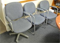 Fabric Armed Office Chair Lot