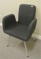 Upholstered 60's Style Waiting Room Chair