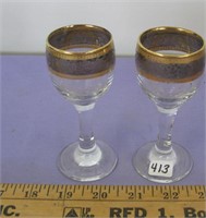 NICE Vintage Decorative Liqour/Stemmed Shot Glass