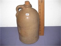 Antique Drinking Pottery Jug with Handle