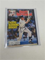 Aug 1987 Sports Illustrated Signed Alan Trammell