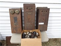 (3) Antique Parts Telephones and Parts