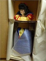 Franklin Mint 19" Snow White Porcelain Doll In Box