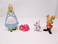 Disney's Alice In Wonderland Ceramic Figurine Set