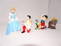 (3) Disney Movie Character Sets (5) Pieces Total