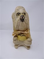 Grumpy Dog Ceramic 12.5" Piggy Bank