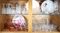 Collection of Pink Depression Glass, Antique..