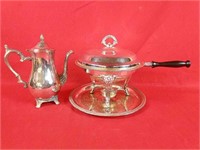 Silver Plated Server and Coffee Urn