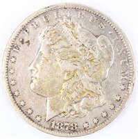 Coin 1878-CC  Morgan Silver Dollar in Fine,  Key!