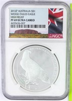 Coin 2016 Australia Wedge-Tailed Eagle NGC PF69