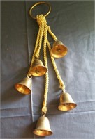 Hanging Brass Bell Decor