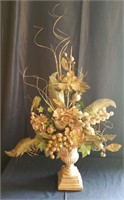 Vase with Artificial Flower Arrangement