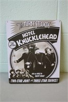 Tin Knucklehead Sign 12 x 15