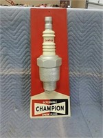 Champion Spark plug sign - Plastic