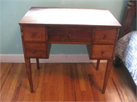 Antique Small Vanity/Desk (30” x 18” x 30.5”