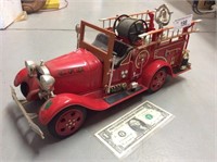 Vintage 1930 Ford fire truck Jim Beam decanter.