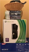 Complete XBox 360 with (6) Games