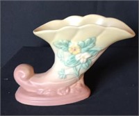 Hull Pottery - 7 1/2" Cornucopia Vase