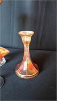 Carnival Vase, Fluted Candy Dish, Candle Holder