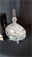 Crystal Covered Candy Dish