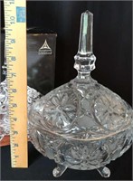 Crystal Covered Candy Dish