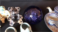 Paperweight, Miniature Tea Set, and More