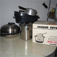 Pots and Electric  Fryer