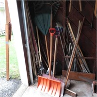 Shovels, Garden Tools & Asst